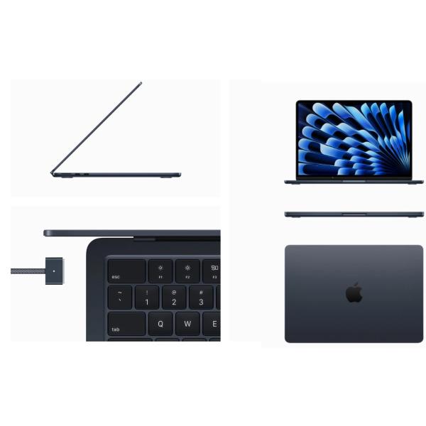APPLE MACBOOK AIR 13" 256GB SSD CHIP APPLE M4 16GB RAM MIDNIGHT MW123T/A 