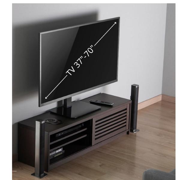 SUPERIOR SUPSTV020 SUPPORTO UNIVERSALE TV DA TAVOLO TV 37" - 70" FINO A 40KG