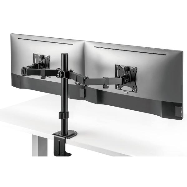 SUPERIOR SUPSPC002 SUPPORTO UNIVERSALE DA TAVOLO PER DOPPIO MONITOR 17'" - 32"