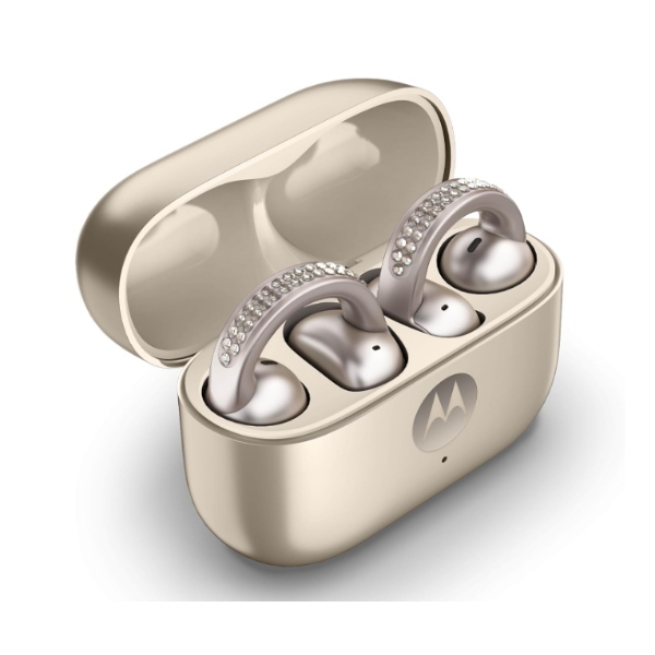 MOTOROLA MOTO BUDS LOOP WIRELESS CLIP AURICOLARI BLUETOOTH BEIGE
