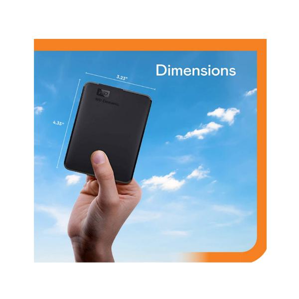 WD HARD DISK ESTERNO DIGITAL PORTATILE WDBU6Y0020BBK  - 2TB USB 3.0