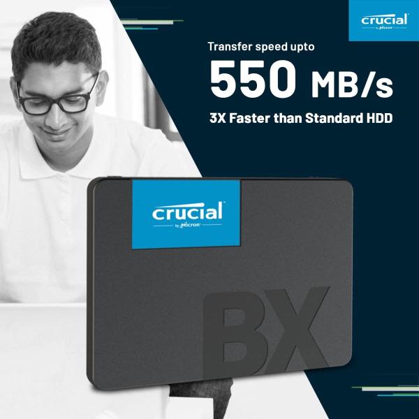 SSD CRUCIAL CT500BX500SSD1 500GB 2.5'' SATA3 NERO