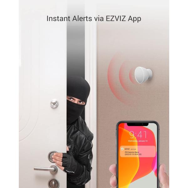 EZVIZ (CS-A3-A0-W) CENTRALINA SENSORE PIR SENSORE APERTURA/CHIUSURA PULSANTE ZIGBEE